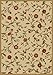 HomeAccess New Garden Ivory Floral Design Rubber Backed Non-Slip Runner Rug Carpet 2' x 5'