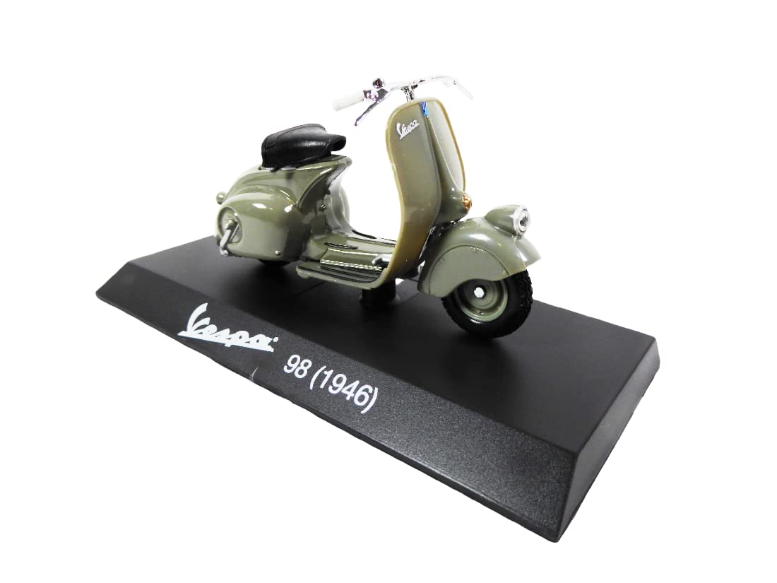 OPO 10 - Collection miniature scooter 1/18 compatible with Piaggio Vespa 98 Del gray - 1946 - Ves0005