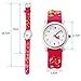 ELEOPTION Waterproof 3D Cute Cartoon Digital Silicone Wristwatches Time Teacher Gift for Little Girls Boy Kids Children (Pink Butterfly)