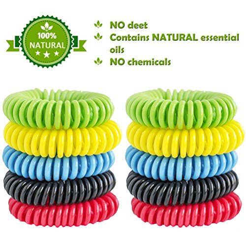 4 Mosquito+Bracelet+Natural+Non+Toxic+Protection