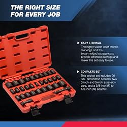 Neiko 02447A 1/2" Drive Master Impact Socket
