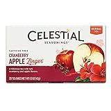 Celestial Seasonings Cranberry Apple Zinger Herbal Tea, 20 Count