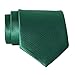 QBSM Mens Dark Green Solid Color Formal Neck Tie Office Dress Suit Neckties