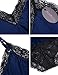 Avidlove Women Nightwear Sexy Strap Lingerie Stretch Chemise Babydoll Dark Blue Small