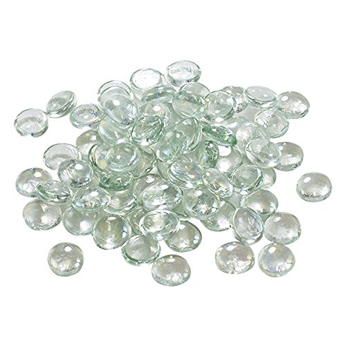 Clear Marbles Pebbles For Vases 5 LB 500 600 Stones Flat Bottom Round