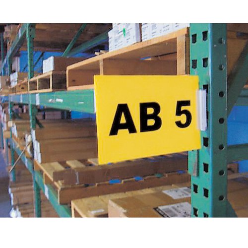 AIGNER Warehouse Aisle Pallet Rack Sign Kit 51/2 x81/2" Red Buy
