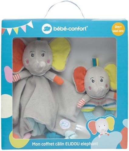 Bebe Confort Cofanetto Regalo Per Nascita Motivo Elidou L Elefante Sonaglio Elefante Ely Amazon It Prima Infanzia