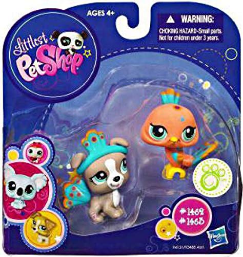 Littlest Pet Shop 2010 Assortment B Series 3 Collectible Figure Peacock Pitbull