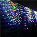 Fuloon 8 Modes 3 Meter x 0.8 Meter 504 LED Colorful Indoor/Outdoor Net Peacock Web Light