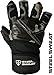 Steel Sweat Weightlifting Gloves with 18-inch Wrist Wrap Support for Workout, Gym and Fitness Training - Best for Men and Women Who Love Weight Lifting - Leather ZED Camo XL