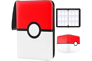 RONSOOBA 9-Pocket Trading Card Binder Holds 900 Cards - Includes 50 Removable Sleeves, Portable Zippered Card Album, Protective Game Card Storage Case for Collectors (9 pockets 900)
