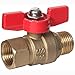 PneumaticPlus Mini Brass Ball Valves, Male X Female, 600 CWP 150 WSP (1/8