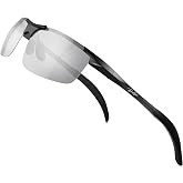 EcoEpic Photochromic Sunglasses for Men, Polarized Sports Glasses | Polarized transition sunglasses, UV protection, 25g Al-Mg frame,for daytime driving,fishing,running, golf, biking,Travel&amp;Gift