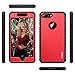 ULAK iPhone 8 Plus Case, iPhone 8 Plus Case Red, Slim Shockproof Flexible TPU Bumper Case Durable Anti-Slip Lightweight Front and Back Hard Protective Safe Grip Cover for iPhone 8 Plus 5.5 inch