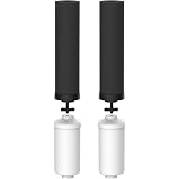 Waterdrop Gravity Water Filter, 2 Carbon Filters and 2 Fluoride Filters | Compatible with Berkey&reg;, BB9-2&reg; Filters &amp; PF-2&reg; Filters, Waterdrop Gravity Water Filter System, NSF/ANSI 372 Certified