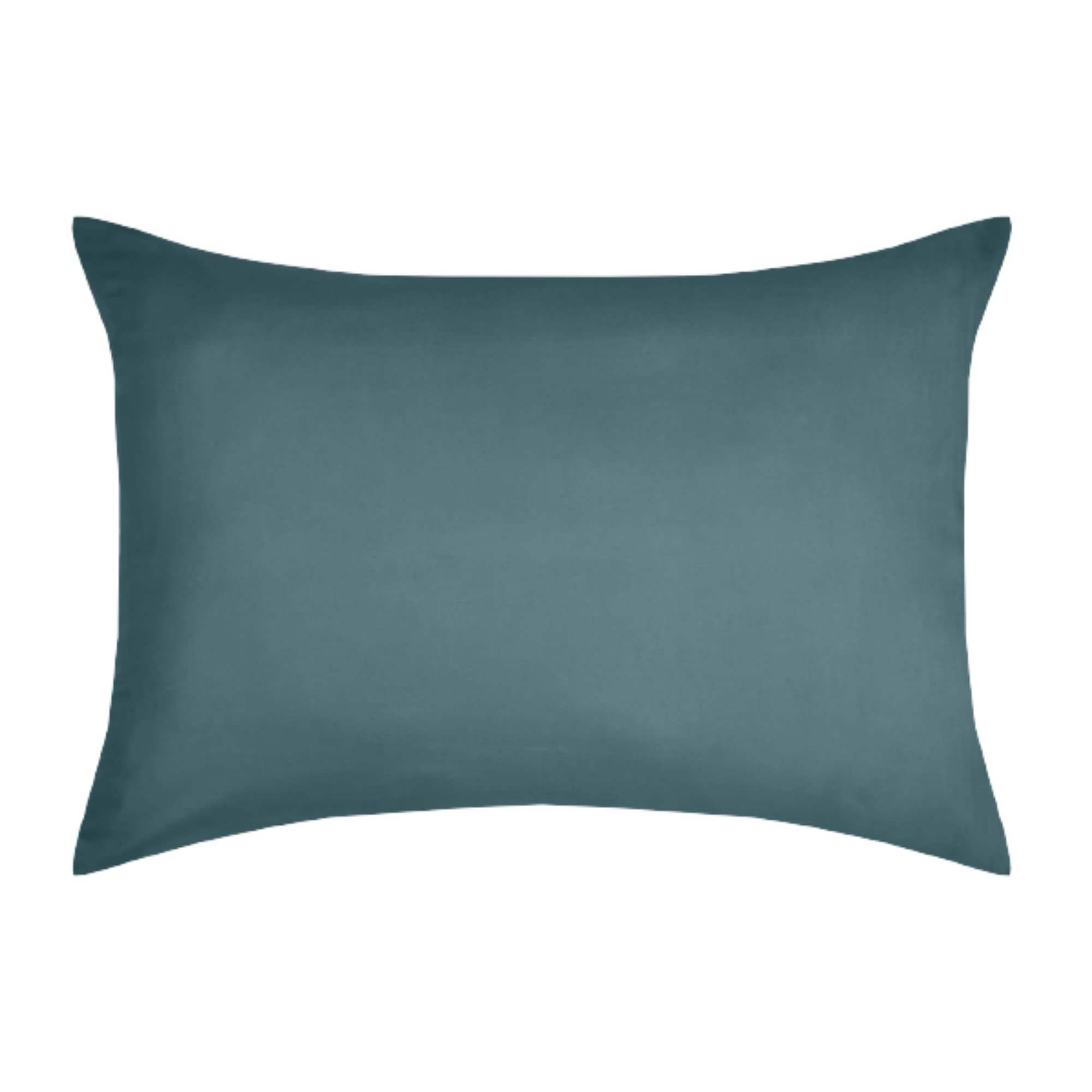 STOF - Pillowcase - Size 50 x 70 cm - 100% Oeko-Tex Certified Cotton - Excellent Quality - Eucalyptus Colour - Eden Model - Bed Linen for Home - Soft and Comfortable - Unisex - Unisex