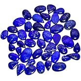 Natural Loose Gemstone 5 Piece Cabochons Lot Jewelry Making Loose Gemstone, Stone Shape Oval & Pear, Stone Size 20-35 mm