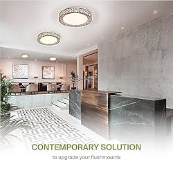ASD 20 Inch LED Flush Mount Ceiling Light - Modern