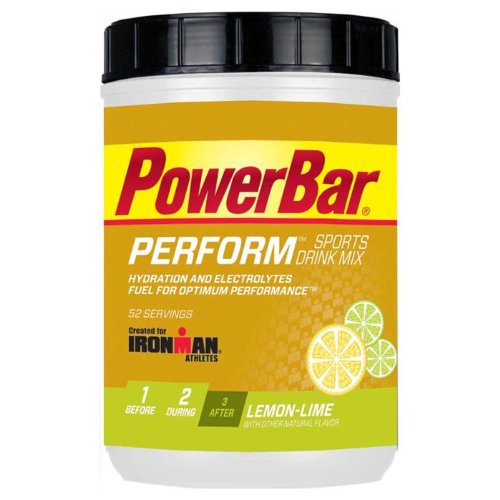 PowerBar Perform Beverage: Lemon Lime; 52 Servings Canister