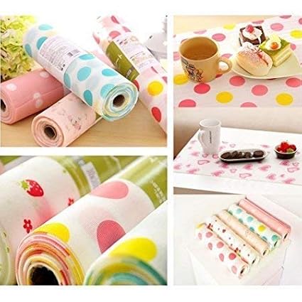 SHUANGYOU Kitchen Table Mat Drawer Liner Wardrobe Pad Cupboard Placemat Moisture-Proof 30 * 300cm 30x300cm (Multicolour) Pack Off 3PCS