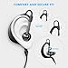 Bluetooth Earbuds, Parasom P6S [Upgraded Version] V4.1 Bluetooth Earphone Lightweight Headsets with Mic. For Wireless Sports Running & Gym Workout for Iphone Samsung Android Smart Phones (Black)