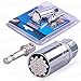 WRENCHIT Universal Socket Tool Redesigned with Stronger Hexagon Pins Endeavor Tool That Instantly Adjusts To All Shapes And Sizes Of Bolts, Screws, Hooks And Nuts, Great for Gifts! (9-21mm)