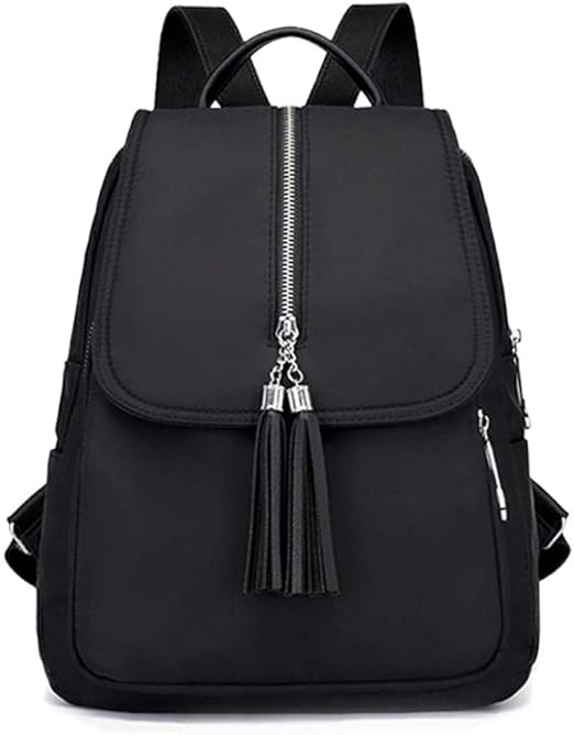 schwarzer rucksack damen