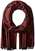 Calvin Klein Men's Woven Twill Logo Scarf, Burgundy, One Size