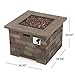 Christopher Knight Home Stonecrest Outdoor Propane Gas Fire Pit 40000BTU, Natural Stone