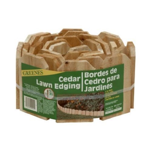 Greenes Lawn Edging 6 " X 10 ' Cedar Bulk Pricepulse