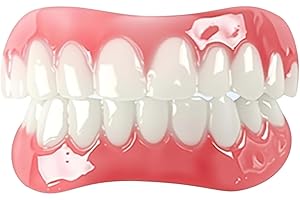 TOWAVE Snap on Veneers Teeth for Women and Men, Temporary Dentures False Teeth, Nature and Comfortable