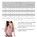 BBX Lephsnt Women's Summer Cold Shoulder Ruffle Sleeve Loose Stretch Tops Tunic Blouse Shirt