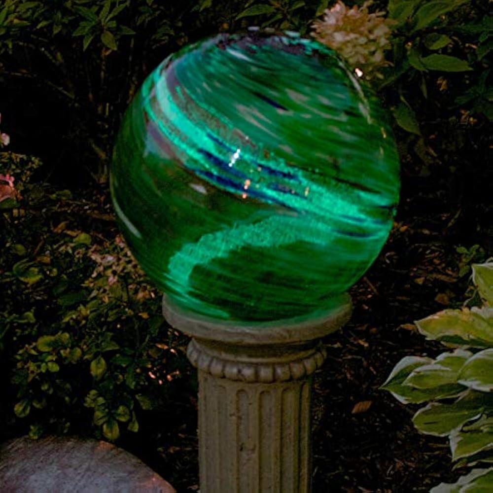 Gazing Balls Echo Valley 8141 10Inch GlowintheDark Illuminarie