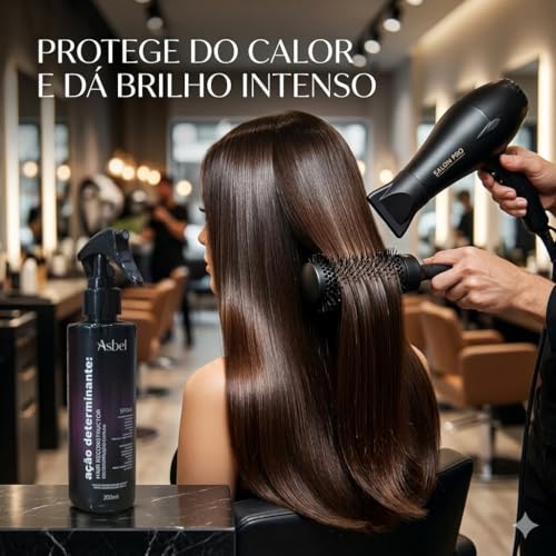 Asbel Spray Protetor Térmico Ação Determinante 200ml-Antifrizz e selagem