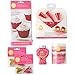 Wilton Valentine's Day Glitter Cupcake Decorating Kit, 6-Piece