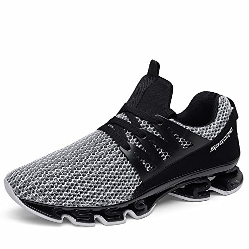 Smapavic Mens Outdoor Sport Walking Shoes Lightweight Mesh Wide Sneakers Trail Running Shoes