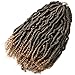 2 Packs Passion Spring Twists Synthetic Crochet Hair Extensions 12 inch 24 strands/pack Ombre Crochet Twist Braids Fiber Fluffy Curly Twist Braiding Hair Bulk (T1B/27#)