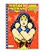Wonder Woman Coloring Book with Stickers and 2-Sided Superhero Doorhanger Bundle