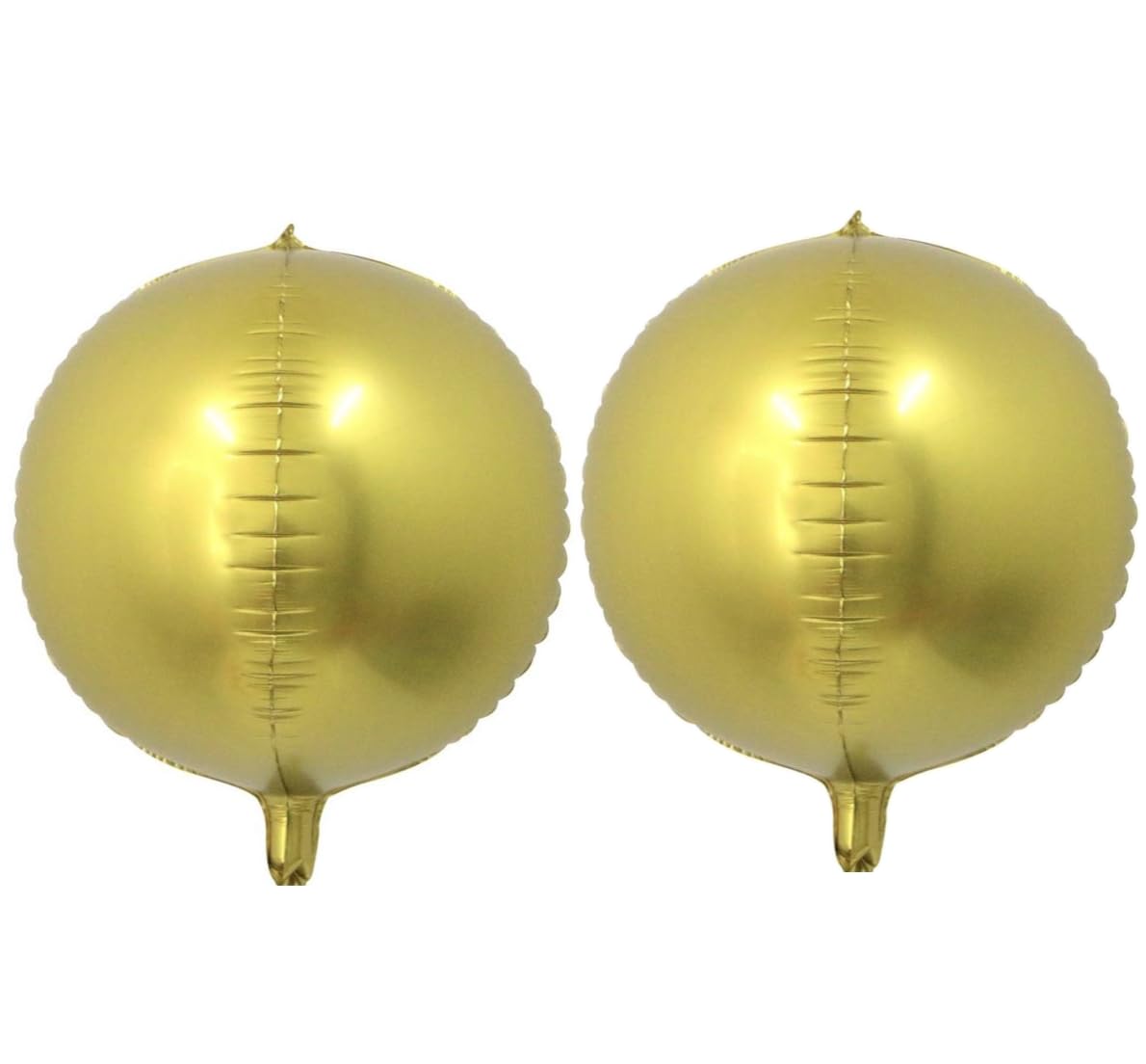 Metallic Gold 4D Foil Balloon, 55cm (2 pack) — image 1