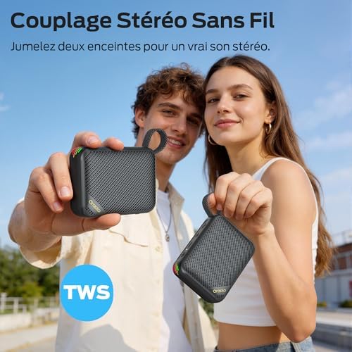 Enceinte Bluetooth Portable, Bluetooth Speaker 30H Autonomie