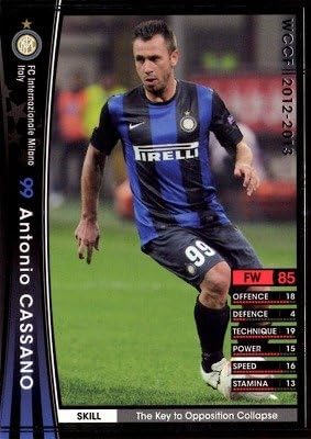 Amazon Wccf 12 13 6 Fcインテル ミラノ アントニオ カッサーノ トレカ 通販