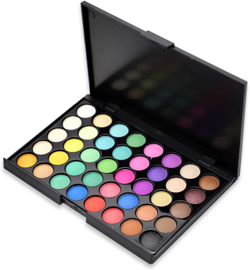 Beauty Eyeshadow Palette 40 Mixed Colors Earth Tone Eyeshadow Palette Matte and Shimmer Eyeshadow Palette Ideal for Professional and Daily Use