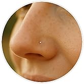 Jolliz 1mm Silver Nose Studs for Women - 24 Gauge L Shaped Nose Stud & Comfortable Pin - 925 Sterling Silver Nose Stud With Elegant Small Shiny Ball, Dainty Minimalist Women Jewelry For a Timeless Look