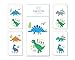Dinosaur Temporary Tattoos for Kids - 12 Sheets/ 24 Tattoos | Dinosaur Party Favors, Birthday Party Supplies, T-Rex Decorations