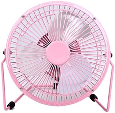 Mini 6-Inch Quiet Small Personal USB Fan for Traveling,Fishing,Camping,Hiking,Backpacking,BBQ,Baby Stroller,Picnic,Biking,Boating (PINK)