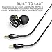 MEE audio M6 PRO Universal-Fit Noise-Isolating Musician's In-Ear Monitors with Detachable Cables ​(Jet Black​)​ - BLUCOIL Edition