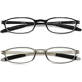 IEYELUUK Flexible Reading in Bed Reader Durable Lightweight Anti-Slip Small Reading Glasses for Women Men