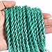 3Packs Senegalese Twist Crochet Hair 22inches 20Stands Micro Twist Braiding Hair Pre Looped Kanekalon Synthetic Crochet Braids Twist Hair Extensions(T1b/Green/Light Green)