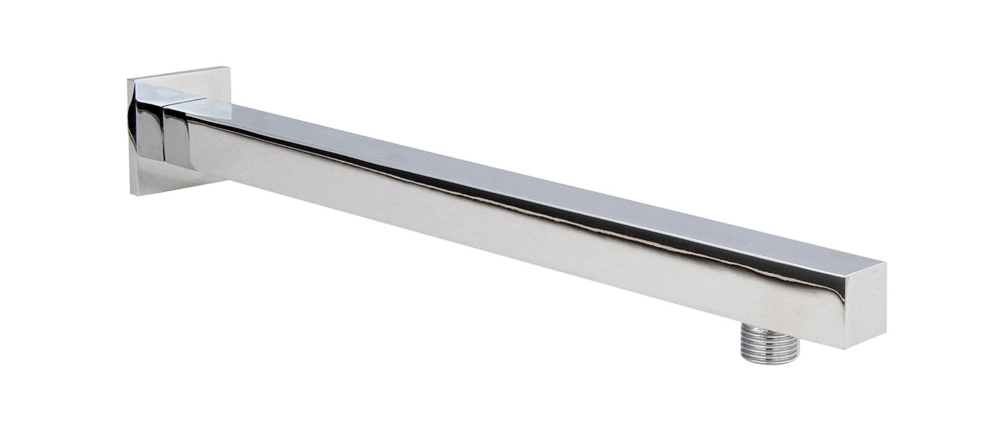 Nuie ARM19 Chrome Square Wall Mounted Shower Arm