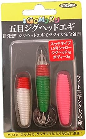 Amazon Rapala ラパラ エギ ストーム 五目ジグヘッド スッテタイプ シャロー 1 5号 ボートカラーセット Bsset Gjer15s Bsset ルアー ラパラ Rapala スッテ